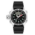 SANDA 3008 Multifunctional Men Outdoor Sports Noctilucent 50m Waterproof Digital Wrist Watch. 