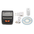 Thermal Printer Wireless Portable TYPE C Interface Visible Window Fast Printing Ticket Printer for Shipping Labels Black. 