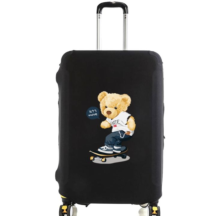 Luggage%20Protective%20Cover%20for%2018%20To%2028%20Inch%20Fashion%20bearSeries%20Pattern%20Trolley%20Suitcase%20Elastic%20Dust%20Bags%20Case%20Travel%20Accessories%20-%20Image%203