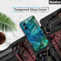 Phone case For VIVO Y18 Back cover Fashion Marble Hard Tempered Glass Protector Soft Silicone Cover For Vivo Y18 Cover cases. 