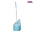 Proclean Toilet Brush and Holder Set, Long Handle, 360 degree Sided Toilet Cleaning Brush, Punch-Free Hanger Design for Bathroom _TB-0742. 