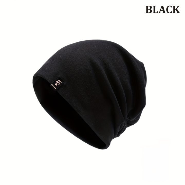 Men's%20Beanie%20Hat,%20Male%20Thin%20Cotton%20Cap%20Turban%20Winter%20Solid%20Color%20Pullover%20Cap%20,%20Ideal%20Choice%20For%20Gifts%20-%20Image%205