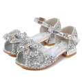 High Heels 2024 Summer New Girls' Sandals Elsa Little Princess Children's Crystal Shoes. 