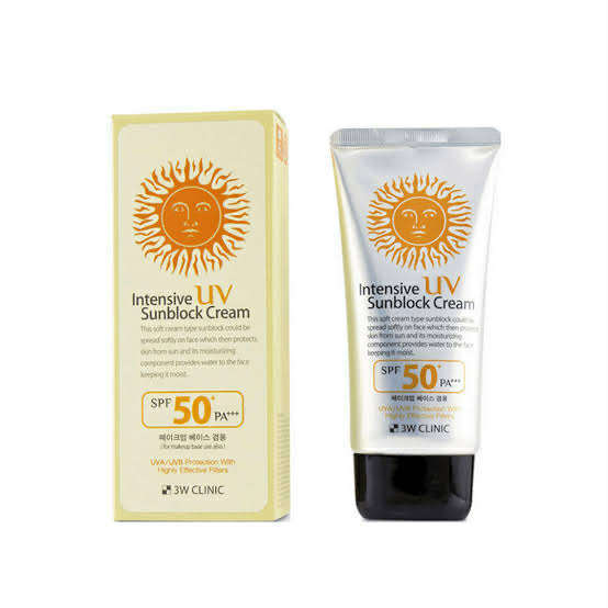 3W Clinic Intensive UV Sunblock Cream SPF50 PA+++ 70ml