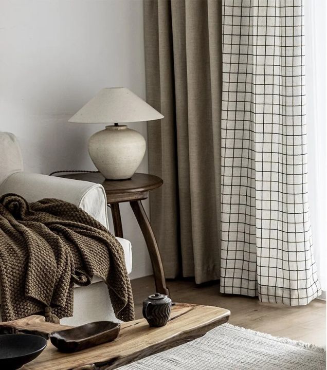 Linen%20Textured%20Blackout%20Curtains%20for%20Living%20Room,%20Modern%20Geometric%20Stripe%20Pattern%20Curtain,%20Flax%20Color,%20Light%20Reducing%20Drapes%20-%20Image%202