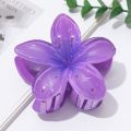 New 2024 Flower Hair Clip Candy Color Hair Claw for Women Accessories. 