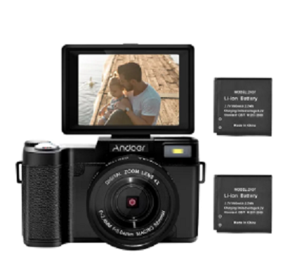 Andoer%20R1%201080P%2015fps%20Full%20HD%2024MP%20Digital%20Camera%20Cam%20Camcorder%203.0%20"Rotatable%20LCD%20Screen%20-%20Image%202