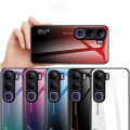Vantime for vivo V40 Lite 4G Case Gradient Phone Back Hard Glass Cover.