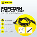 Popcorn Original Headphone Upgraded Earphone Cable HIFI 2Pin Connector Use For POCORN X8 PRO X9 PRO TRN MT1 KZ ZSN PRO X EDX PRO QKZ AK6 Pro. 