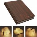 New Foldable LED Book Light 5 Colors Creative Book Lamp Rechargeable Wooden Night Lamp. 