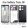 Infinix Note 30 4G X6833B, X6716B Full Body Housing With Camera Glass (LCD Frame, Side/Middle Frame, Back Panel/Backshell).