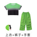 Jazz dance costumes, girls' Korean version, fashionable children's models, catwalks, workwear, overalls, street dance, children's fashion clothes. 