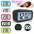 LED Display Time Alarm Clock Night Lights Thermoeter Lamp Snooze Rectangle Function Desk Clocks(Multicolor). 