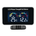 Car LCD Water Temperature Meter Dual Display Water Temperature Voltmeter for Cars.