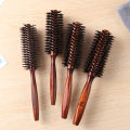 Round Hair Brush Anti-static Hair Styling Brush Anti Slip Handle Detangling Hair Brush Boar Bristle Hair Brush for Men Women. 