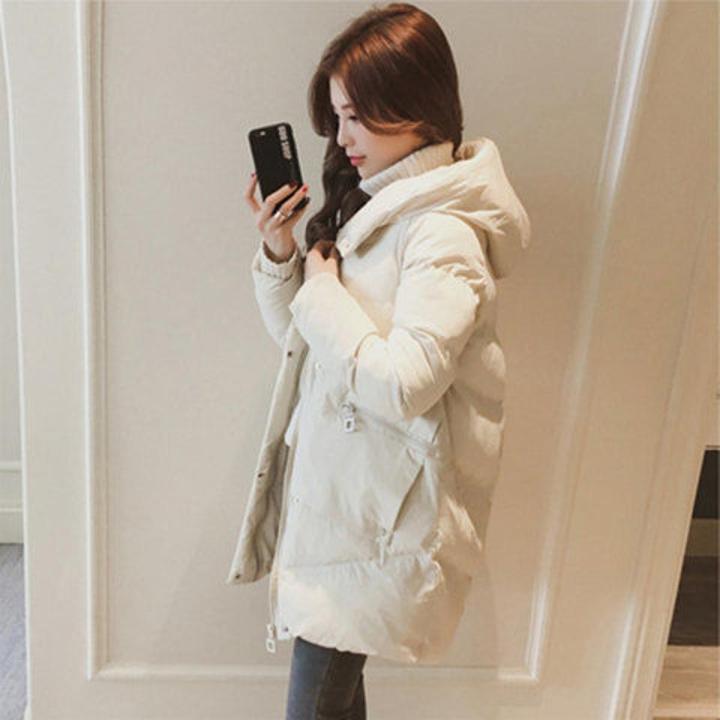 Maternity down Jacket Coat Women's Maternity Coat Mid-Length