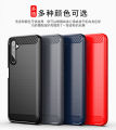 lthmy for OPPO Realme 6 Pro Case Carbon Fiber TPU Soft Silicone Back Cover Armor Phone Case Casing. 