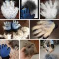 Pet Grooming Gloves for Dog and cat. 