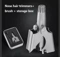 Manual Stainless Steel Nose Ear Hair Trimmer hair removal clipper cutting. 