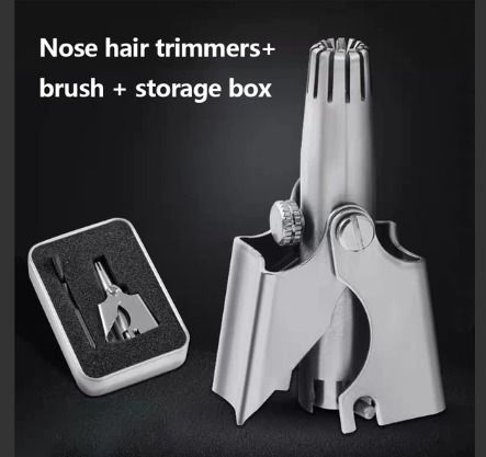 Manual Stainless Steel Nose Ear Hair Trimmer hair removal clipper cutting