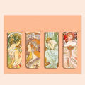 【Fashion】Bookmark Set 4 Creative World Famous Paintings Van Gogh Retro Literature And Art Bookbinder.