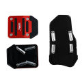 3Pcs Red Car Foot Treadle Cover Pad Car Pedal Cover Set Auto Vehicle Non-slip Pedal Car-styling Manual Transmission Aluminium Alloy. 