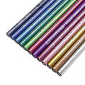 12 Color Metallic Colored Pencils Drawing Sketching Set Coloring Colour Pencils.