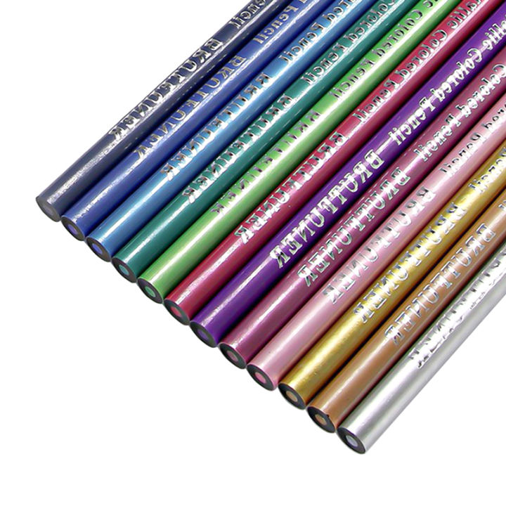 12%20Color%20Metallic%20Colored%20Pencils%20Drawing%20Sketching%20Set%20Coloring%20Colour%20Pencils%20-%20Image%203