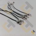 NTC 10KΩ 103 Surface Mounting Screw Probe Ring Lug NTC 10K Ohm 125mm Cable Wire 16-14mm Connector Leaded Epoxy Coated NTC 103 Thermal Resistor Thermistor Temperature Sensor.