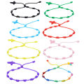 Adjustable Handmade String Bracelet Amulet Jewelry Handcrafted Braided Bracelet Adjustable Friendship String Jewelry Luck Charm. 