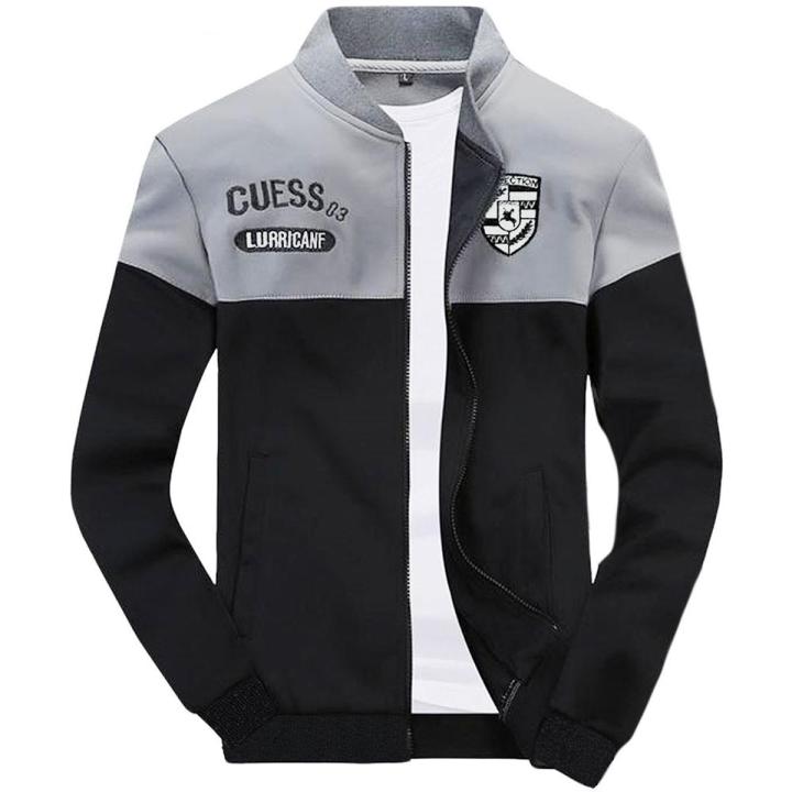 Mens Winter Jacket- Gray and Black