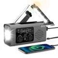 2024 NEW Solar Hand Crank Radio Mini Portable USB Charging 2000Mah Power Bank Emergency LED Flashlight AM/FM Weather Radio. 
