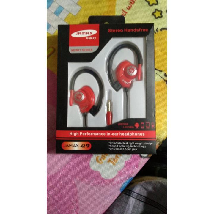 JAMAX Q9 HEADPHONE Red