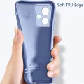 Olige For Infinix Hot 30i Liquid Silicone Macaron Candy Color TPU Falling and shockproof Soft Phone Case Shell Protector Back Cover. 