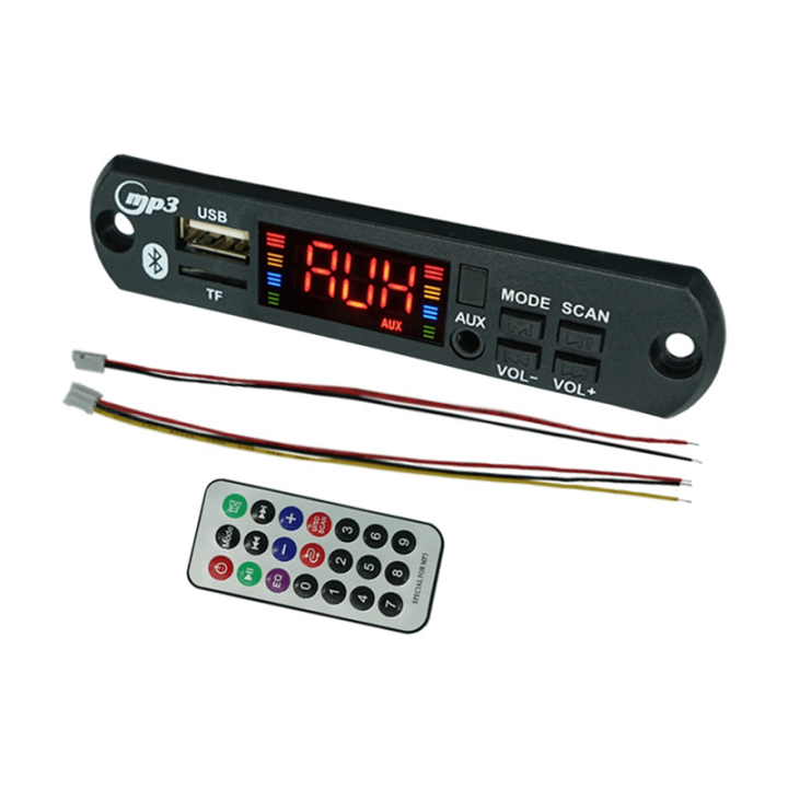 JAERBEE 2X25W JQ-D011BT Bluetooth MP3 Decoder Board Power Amplifier FM Radio DIY Module Supports TF Player Call Recording