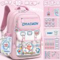 Doraemon ins, cute cartoon school bag, large capacity load reduction spine protection backpack, elementary school school bag. 
