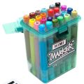 HIM Skin Friendly Dual Tip Marker Pen Set 24 Pieces.