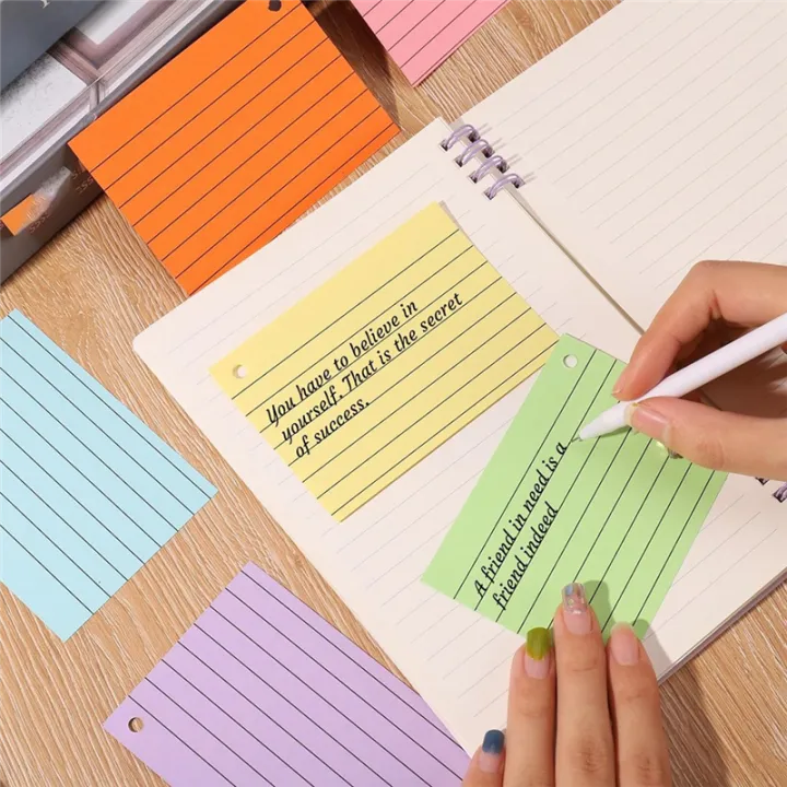 JDXHLAU%20600%20Pcs%20Index%20Cards%20with%20Ring,%203%20X%204%20Inch%20Colored%20A7%20Colorful%20Flash%20Cards%20with%20Ring%20Underline%20Study%20Cards%20-%20Image%205