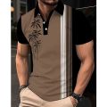 New Summer Luxury Polo Shirt Mens Brand Polo Plus Size T Shirts Stritching Shorts Sleeve Turn-down Collar Business Tee Shirt 5XL.