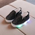 Children Casual Running Shoes sequin LED Boys Girls Fashion Sneakers 2023 Spring Lighted Non-Slip Sport Shoes Luminous Boots. 