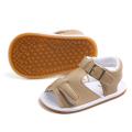 (HAVEit360) Casual Baby Shoes Boys Hollow Walking Toddler New Design Simple Rubber Sole Sandals Shoes For (00-18 Month) Baby Size.