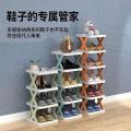 5Layers-New multi-functional household foldable shoe cabinet, home balcony toy foldable storage unit.