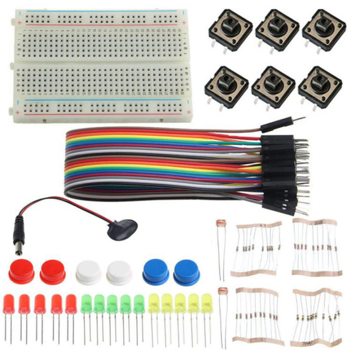 Electronic%20Starter%20Kit%20R3%20Mini%20Breadboard%20LED%20Jumper%20Wire%20Button%20for%20Arduino%20DIY%20Fengshi%20-%20Image%209