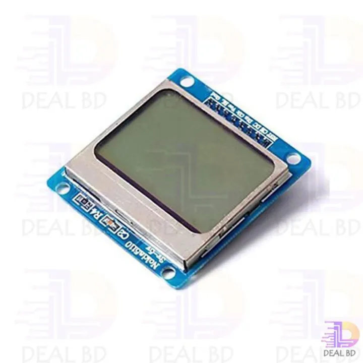 1.6″ Inch 5110 LCD Display Screen Module With Backlight PCD8544 For Arduino Raspberry Pi B+ B