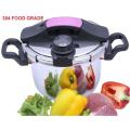Stainless Steel Pressure Cooker - 5Ltr - Silver.