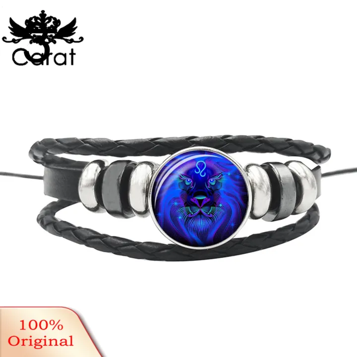 (New)Punk%20Uniex%2012%20Contulation%20Charm%20Multilayer%20Braid%20Faux%20Leather%20Bracelet%20-%20Image%205