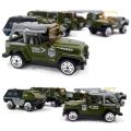 VVE Military Vehicle Set Metal Die Dast Army Vehicle Play Set, Pack of 7, Multicolour.