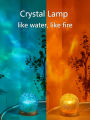 New Water Ripple Projector Night Light Crystal Mood Lamp Bedside Home Bedroom Decoration Aesthetic Christmas Gift Sunset Lights.