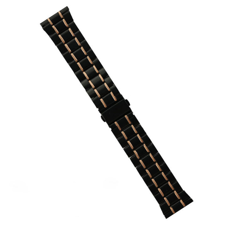 22mm%20Premium%20Stainless%20Steel%20Watch%20Strap%20Five%20Bead%20Solid%20Metal%20Bracelet%20with%20Double%20Snap%20Clasp%20Compatible%20with%20Smartwatches%20&%20Traditional%20Watches%20-%20Image%205