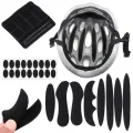 1Set Universal Bike/Motorcycle Helmet Inner Padding Kit Lining Sponge Pad Bicycle Replacement Helmet Pads Set with Insect Net Huiye. 